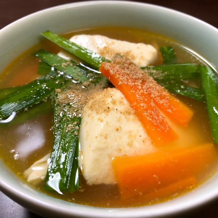 辛くない!豆腐のチゲスープ